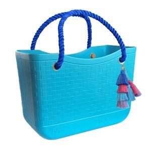 BocaBagg (Aqua) Large EVA Tote Bag-Like Bogg Bag